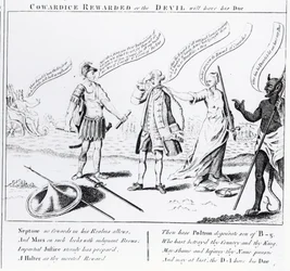 Lâcheté récompensée ou le diable aura son dû, 1756